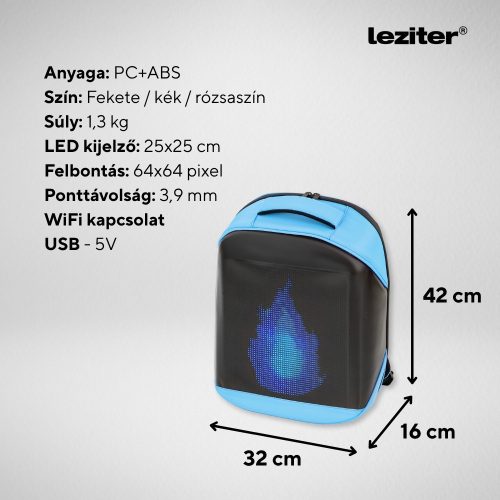 Pixa ledes okos hátizsák