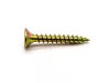 Süllyesztett fejű faforgácslap csavar PZ, sárga 3,0 x 16 mm