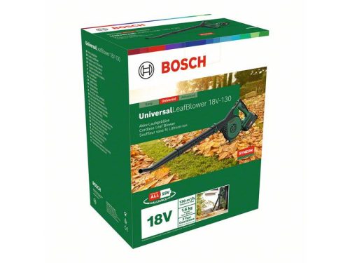 BOSCH UniversalLeafBlower 18V-130 Lombfúvó (1 x 2,5 Ah akku + töltő)