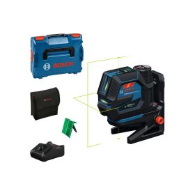   BOSCH Akkus kombilézer GCL 12V-50-22 CG IP 65 (1 x 2,0 Ah akku+töltő+RM20 tartó) L-BOXX 136 -ban