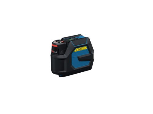 BOSCH Akkus kombilézer GCL 12V-50-22 CG IP 65 (1 x 2,0 Ah akku+töltő+RM20 tartó) L-BOXX 136 -ban
