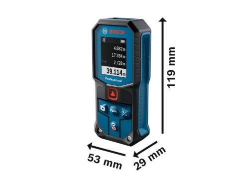 BOSCH Lézeres távolságmérő 0,05 – 40 m-ig (piros) GLM 40-31 IP 65
