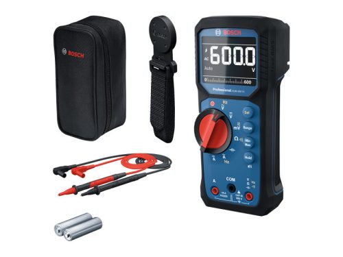 BOSCH Digitális multiméter inverz kijelzővel GDM 600-15+MH1 CAT IV 600 V IP65