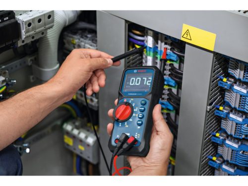 BOSCH Digitális multiméter inverz kijelzővel GDM 600-15+MH1 CAT IV 600 V IP65