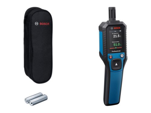 BOSCH Hő- és páratartalommérő műszer 2"-os LCD kijelzővel GDH 1-17 IP65