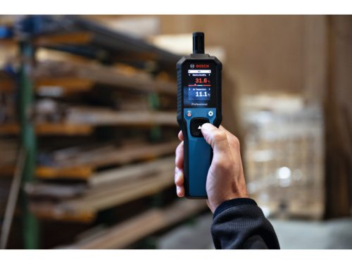 BOSCH Hő- és páratartalommérő műszer 2"-os LCD kijelzővel GDH 1-17 IP65