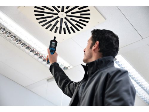 BOSCH Hő- és páratartalommérő műszer 2"-os LCD kijelzővel GDH 1-17 IP65