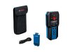 BOSCH Falszkenner GMS 120-27 védőtáskában (1 x BA 3,7V 1,0 Ah akku + USB-C kábel) IP54