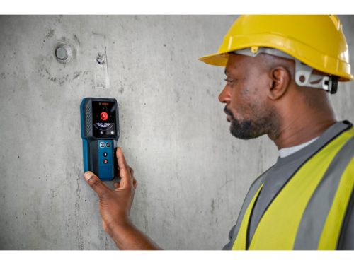 BOSCH Falszkenner GMS 120-27 védőtáskában (1 x BA 3,7V 1,0 Ah akku + USB-C kábel) IP54