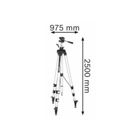  BOSCH Háromlábú lézerállvány 97,5-250 cm-ig 1/4"-os rögzítőmenettel BT 250