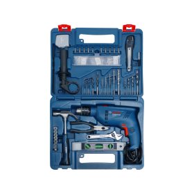   BOSCH Ütvefúrógép GSB 600 + 100 részes tartozékszett kofferben / 600 W