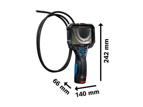 BOSCH Akkus vizsgálókamera GIC 12V-5-27 C (elem adapterrel) IP 54