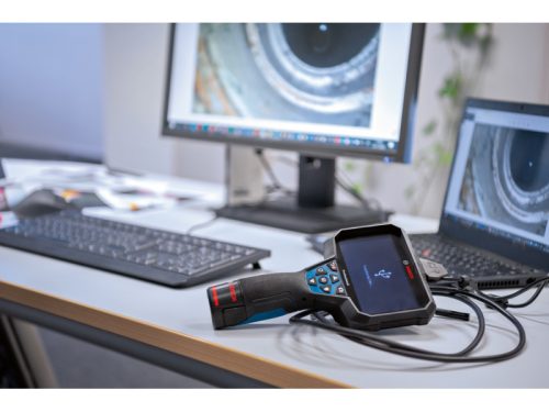 BOSCH Akkus vizsgálókamera GIC 12V-5-27 C (elem adapterrel) IP 54