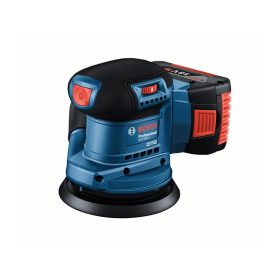   BOSCH Akkus excentercsiszoló 125 mm GEX 185-LI kartondobozban (akku és töltő nélkül)