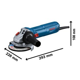   BOSCH Sarokcsiszoló 125 mm GWS 12-125 reteszelhető kapcsolós / 1200 W