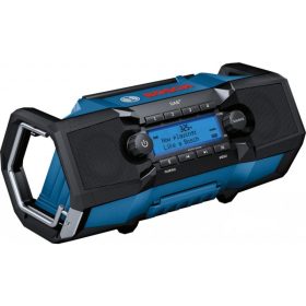   BOSCH Digitális rádió GB 18V-2 SC kartondobozban (DAB+, Bluetooth, FM és AUX) IP 54