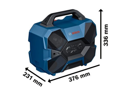 BOSCH Akkus Bluetooth hangszóró GPB 18V-6 C (12V/18V) IP54