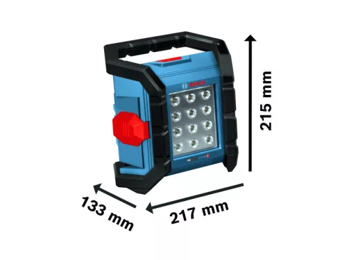 BOSCH Akkus lámpa GLI18V-1500 (akku és töltő nélkül) 1500 Lm IP 64