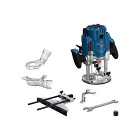   BOSCH Felsőmaró GOF 20-12 tartozékokkal (befogópatron mérete: 8-12 mm, 1/4"-1/2") / 2000 W