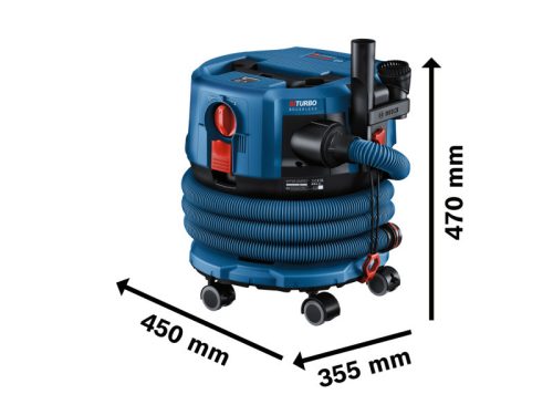 BOSCH Akkus porszívó GAS 18V-12 MC (akku és töltő nélkül) M-osztály