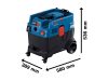 BOSCH Nedves/száraz porszívó GAS 400 A (L-es porosztály) / 1200 W