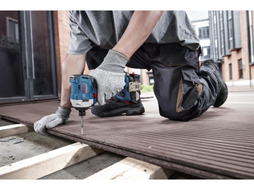 BOSCH Akkus ütvecsavarozó 215 Nm 1/4" GDR 18V-215 L-BOXX-ban (akku és töltő nélkül)