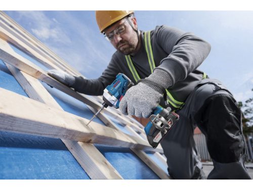 BOSCH Akkus ütvecsavarozó GDR 18V-215 L-BOXX-ban 1/4" 215 Nm (2 x 4,0 Ah akku + gyorstöltő)