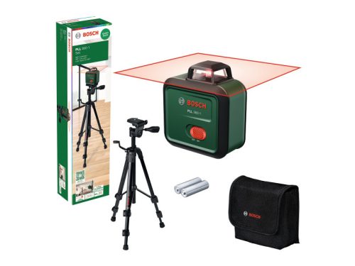 BOSCH Vonallézer 360°-os piros PLL 360-1 + állvány + táska