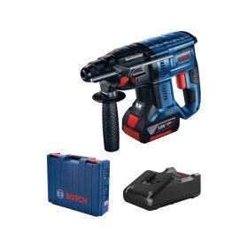   BOSCH Akkus fúrókalapács GBH 180- LI SDS-Plus kofferben (1 x 4,0 Ah akku + gyorstöltő)