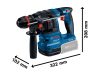 BOSCH Akkus fúrókalapács GBH 18V-22 X kartondobozban ONE CHUCK tokmánnyal (akku + töltő nélkül)
