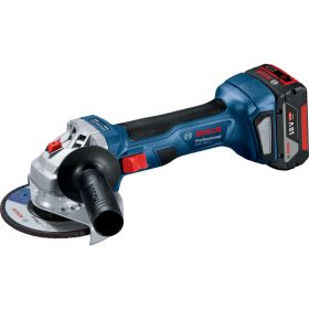   BOSCH Akkus sarokcsiszoló GWS 180-LI + Akkus fúrókalapács GBH 180-LI (2 x 4,0 Ah akku + töltő) XL