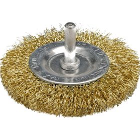 VOREL Csapos körkefe 75 mm sárgaréz bevonat