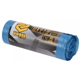 VOREL Szemeteszsák füllel 0,02 mm 60 liter (20 db)