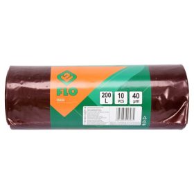   FLO Zöldhulladékgyűjtő zsák szellőző 200 liter 0,04 mm (10 db)