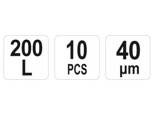 FLO Zöldhulladékgyűjtő zsák szellőző 200 liter 0,04 mm (10 db)