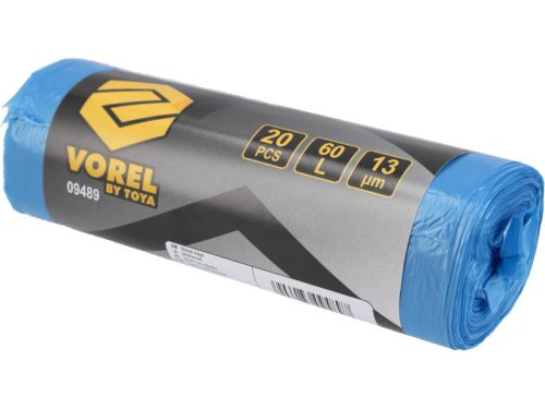 VOREL Szemeteszsák 60 liter 0,013 mm (20 db)