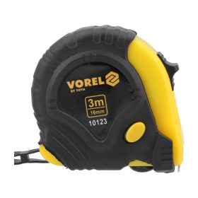 VOREL Mérőszalag 3 m x 16 mm gumírozott