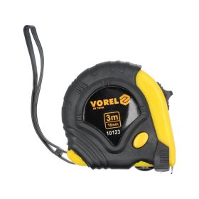 VOREL Mérőszalag 3 m x 16 mm gumírozott