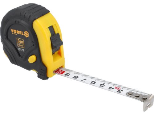 VOREL Mérőszalag 3 m x 16 mm gumírozott