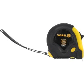 VOREL Mérőszalag 5 m x 19 mm gumírozott
