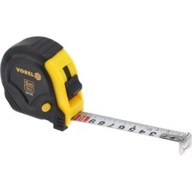 VOREL Mérőszalag 5 m x 19 mm gumírozott