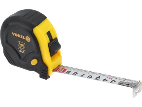 VOREL Mérőszalag 5 m x 19 mm gumírozott