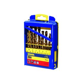   IRWIN Csigafúró készlet 19 részes HSS TiN hengeres (1-10 mm)
