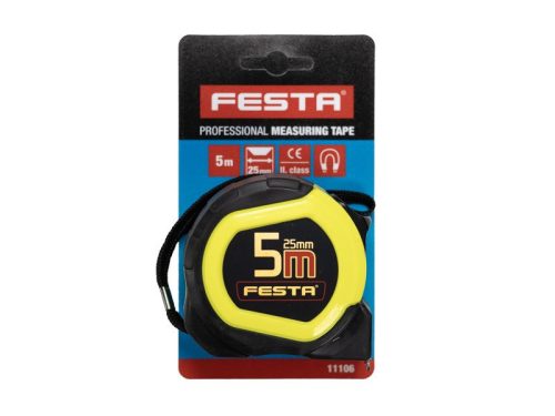 FESTA Mérőszalag 5 m x 25 mm, mágneses