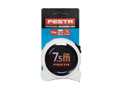 FESTA Mérőszalag 7,5 m x 25 mm erősített