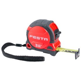 FESTA Mérőszalag 3 m x 16 mm gumírozott mágneses