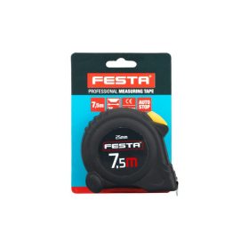 FESTA Mérőszalag 7,5 m x 25 mm, gumírozott
