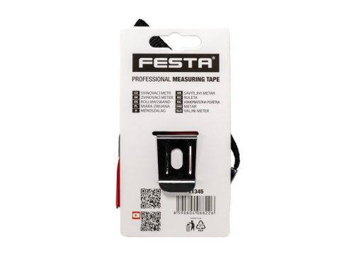 FESTA Mérőszalag 5 m x 16 mm, gumírozott