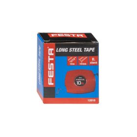FESTA Mérőszalag 10 m x 10 mm acél zárt
