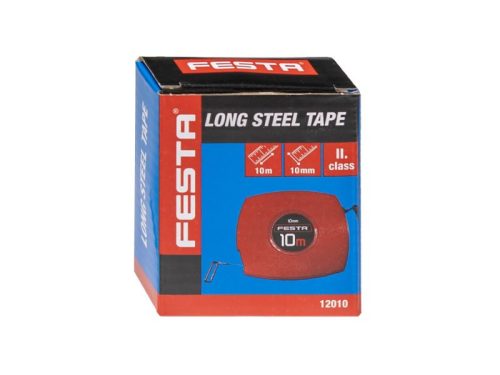 FESTA Mérőszalag 10 m x 10 mm acél zárt